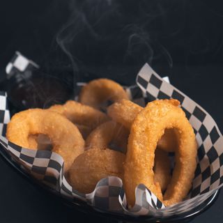 Aros De Cebolla A La Cerveza Con BBQ