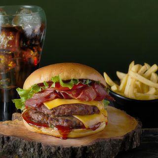 Menú BBQ Double Burger