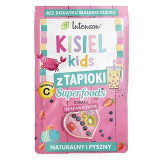 Kisiel kids z tapioki o smaku truskawkowym 30g Intenson