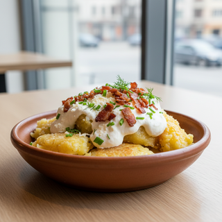 Razalite cu branza, smantana, bacon crispy 300 gr