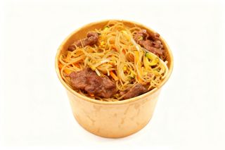 Spaghetti di riso carne