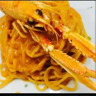 Tagliolini alla crema di scampi