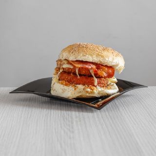 Double Chicken cheese bacon Burger