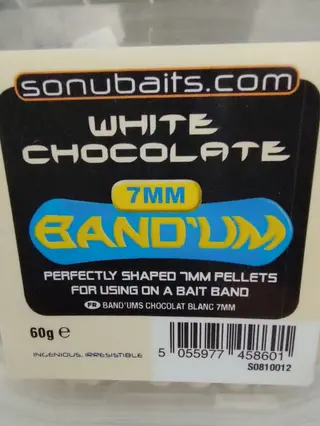 Sonubaits white chocolate pellet Band'um 7mm