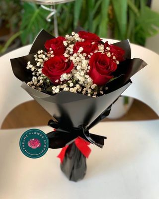 Half Dozen of Red Roses & Breathes