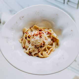 პასტა კარბონარა (handmade pasta)