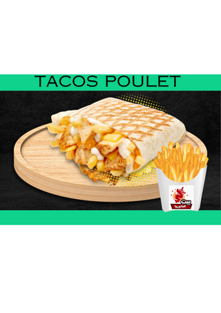 Tacos poulet + Frit 