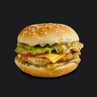 Чизбургер из курицы