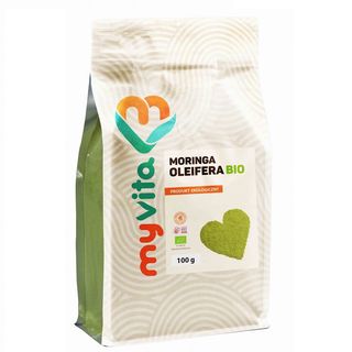 Bio Moringa Oleifera sproszkowany liść 100g MyVita