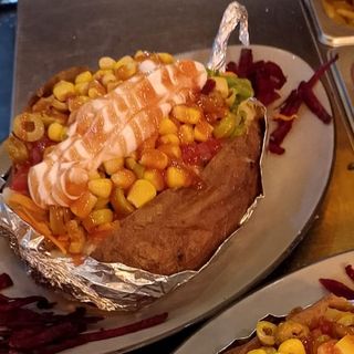 Batata Asada Bolognaise