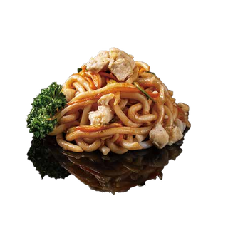 218. Yaki udon con pollo e verdure