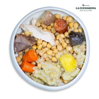 Cocido madrileño completo - Comida casera fría