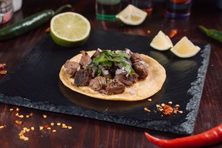 Taco de arrachera