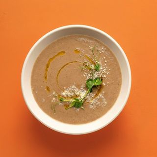 Грибний крем суп з трюфельною олією