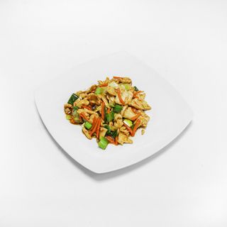 50.Pollo con salsa Agriopicante