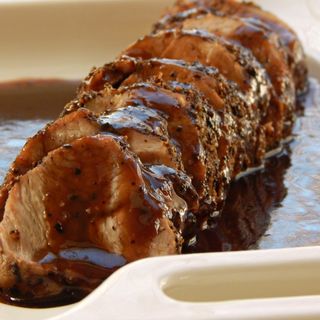 Costillar de cerdo tiernizado con barbacoa