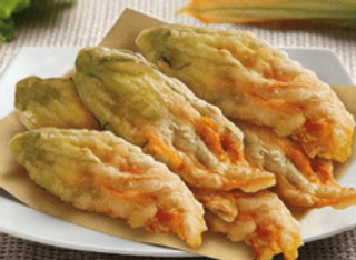 Fiori di zucca e alici