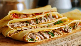 Crêpe Thon, Jambon & Fromage