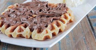 Waffle con Nutella