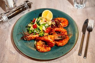 Creveți black tiger în unt