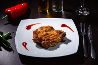 Pulpă de pui dezosată la grătar