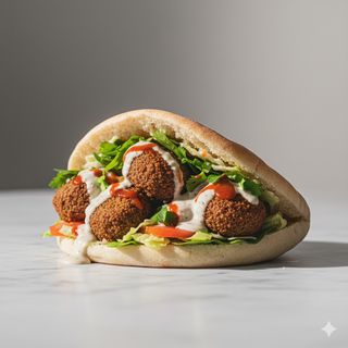 Panino falafel