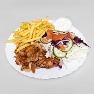 Danie na talerzu kraft