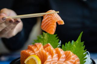 Sashimi de Salmão