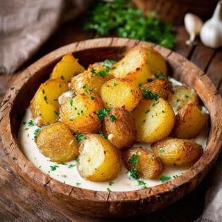 შქმერული კარტოფილი კეცზე