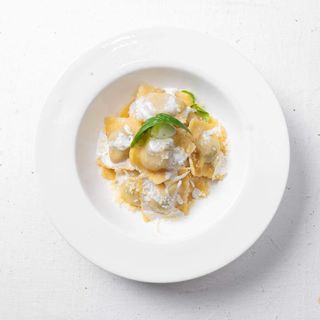 Равиоли с семгой