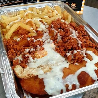 Torto con picadillo.