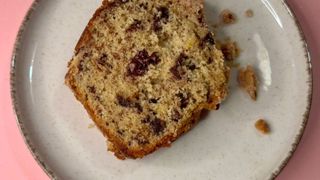 Banana bread con crumble