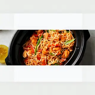 Noodles and Chicken