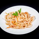 Yaki udon con gamberetti