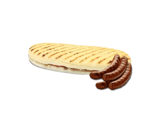 Panini Saucisse + Fromage + Frites