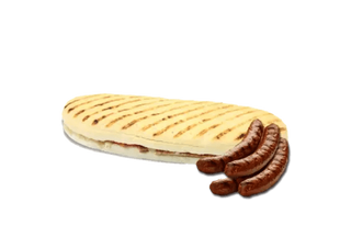 Panini Saucisse De Foie +  Fromage + Frites