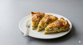 Placinta cu branza, ou si marar