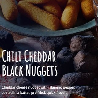 Black Nuggets 10 szt - serowe nuggetsy