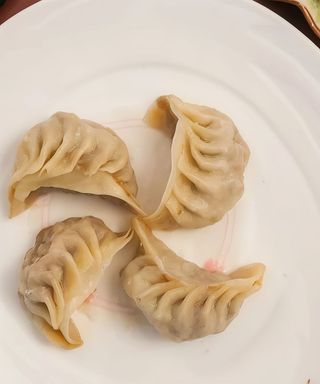 14 Ravioli di gamberi al vapore