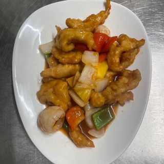 G4. Pollo in salsa agro - dolce