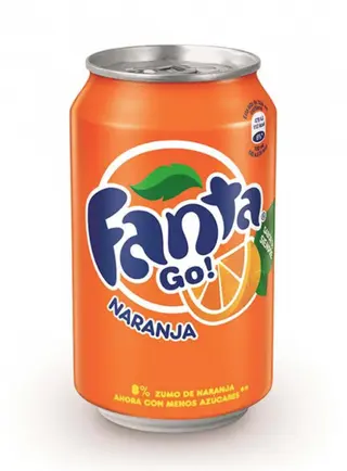 Fanta Naranja lata 330ml.