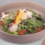 Салат со свежими овощами и сырными шариками (230 гр.)