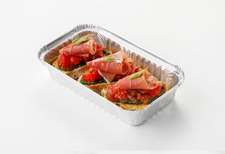 Bruschette con prosciutto