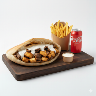 Menú Pita Kebab Solo Carne