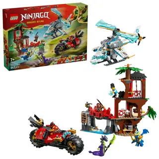 Luptă la casa din copac cu vehicule ninja - 71857