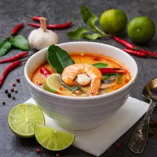 Tom yum kum (krewetki)