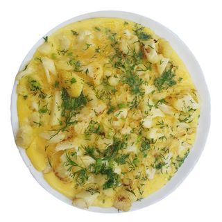 Ծաղկակաղամբով ձվածեղ