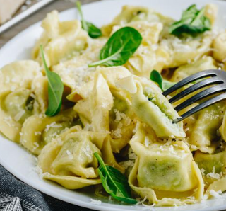 Raviolis Al Tartufo Con Salsa De Ceps