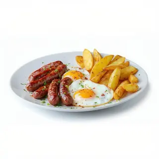 Chorizo, Huevos Y Patatas