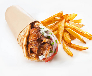 Menú Kebab Solo Carne De Ternera (Grande)